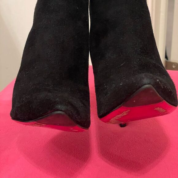 Authentic Christian Louboutin So Kate Black Booties Sz 37.5 - Picture 5 of 14